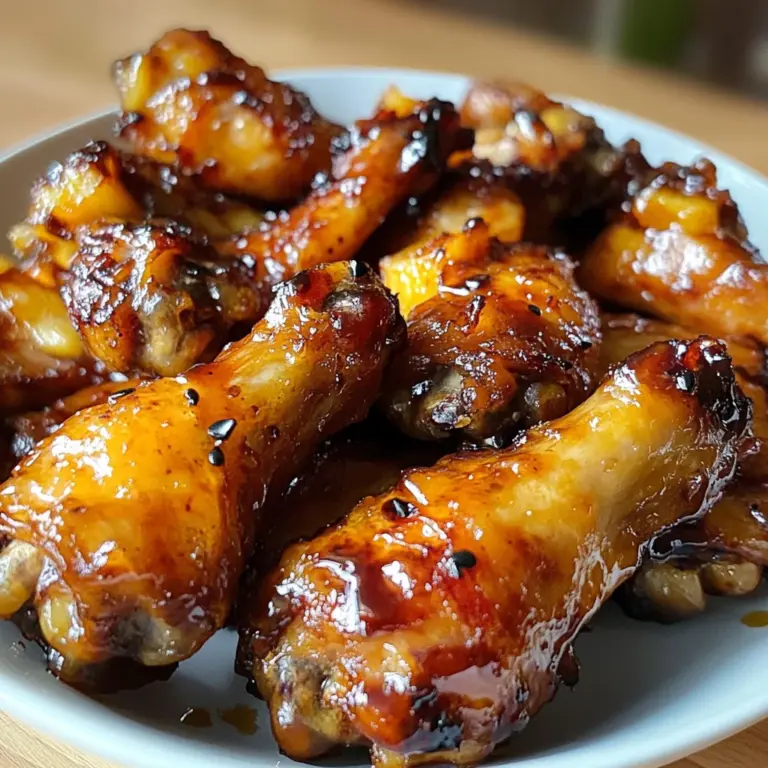 Sticky Pineapple-Teriyaki Chicken Wings in 3 Steps
