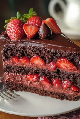 Strawberry Chocolate Cake – A Luscious, Decadent Treat