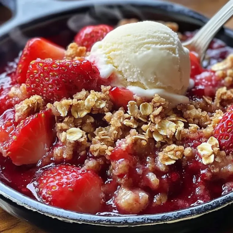 Strawberry Crisp Recipe
