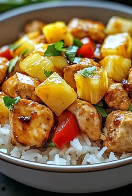 Sweet & Savory Pineapple Chicken Rice!