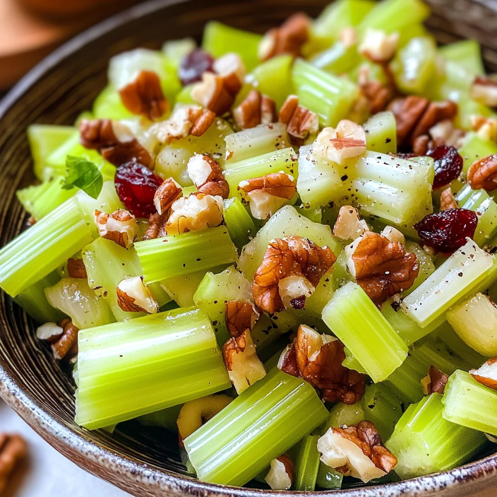 Thanksgiving Celery and Walnut Salad