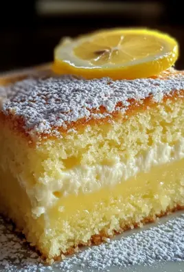 The Best Lemon Custard Cake
