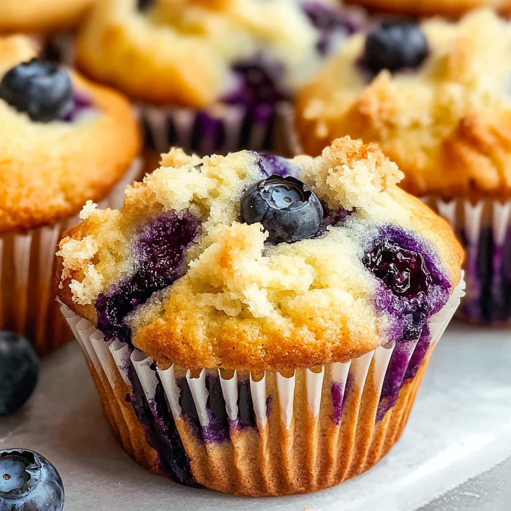 Ultimate Moist & Flavourful Blueberry Muffins