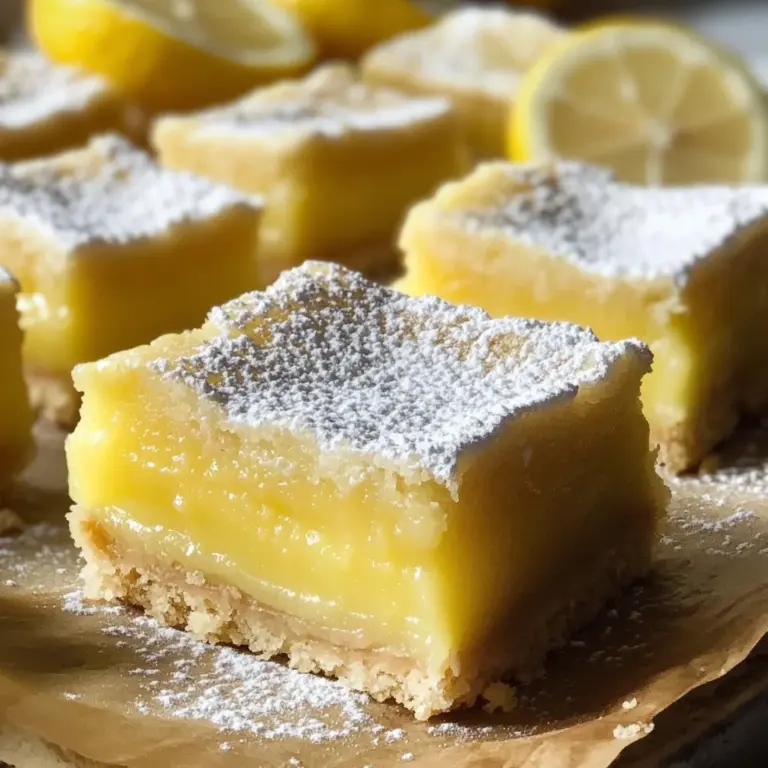 Vegan Lemon Bar Recipe
