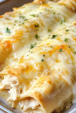 White Chicken Enchiladas