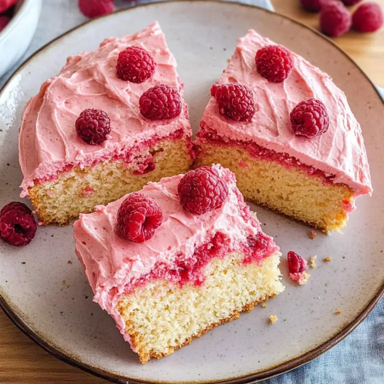 Almond Raspberry Cake