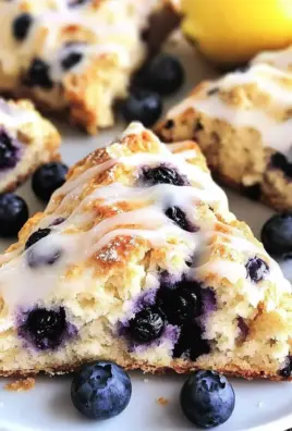 Amazing Lemon Blueberry Scones