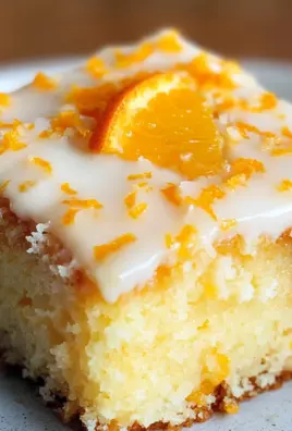 BEST Orange Drizzle Traybake Cake