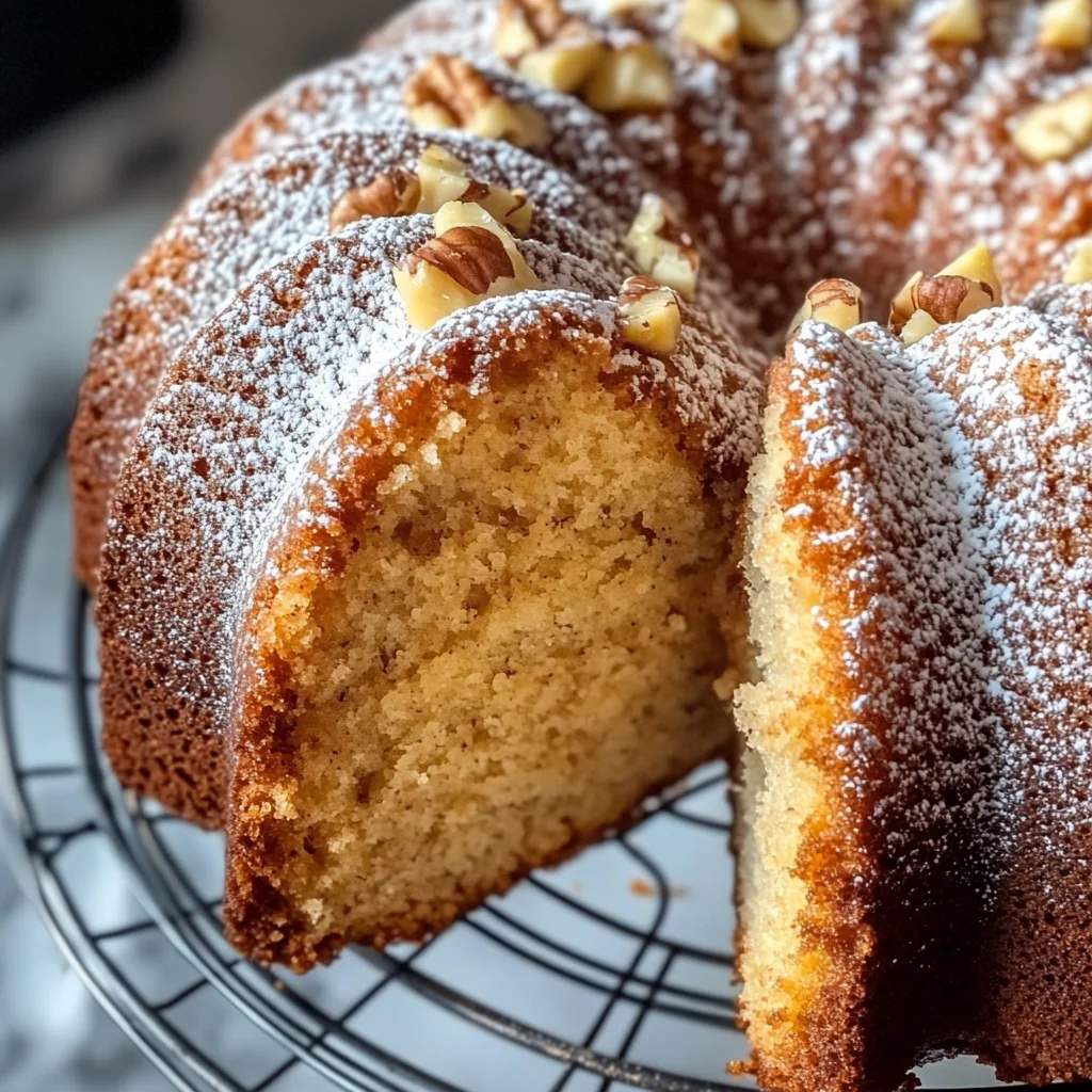 Banana Bread Bundt Cake