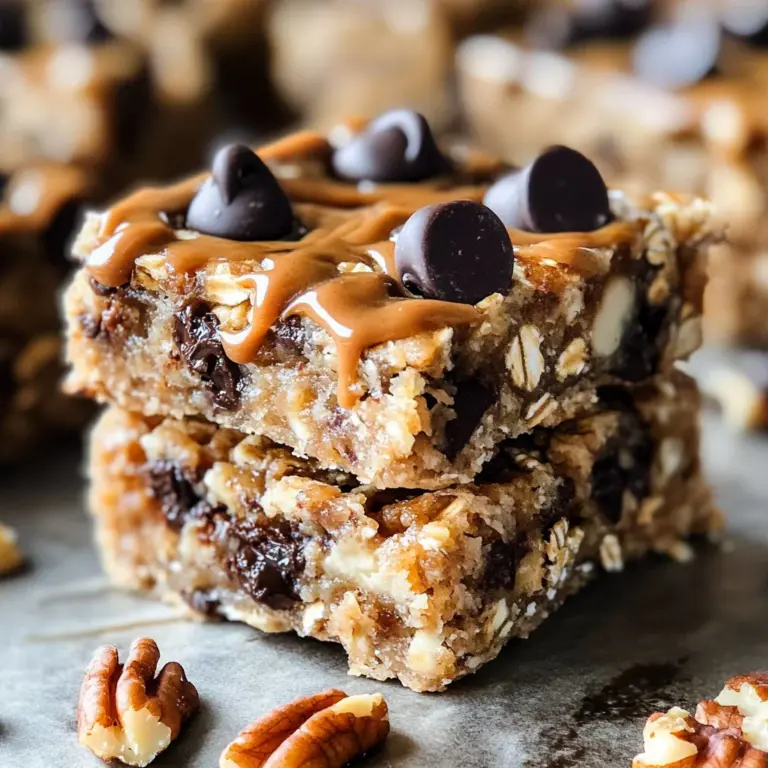 Banana Peanut Butter Oat Bars