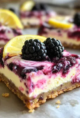 Blackberry Lemon Bars