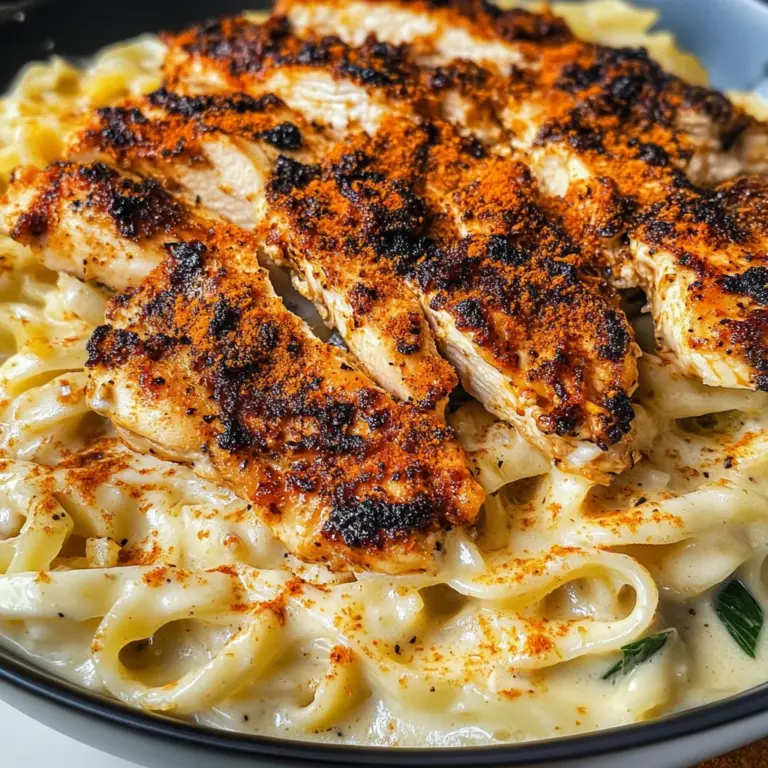 Blackened Cajun Chicken Alfredo