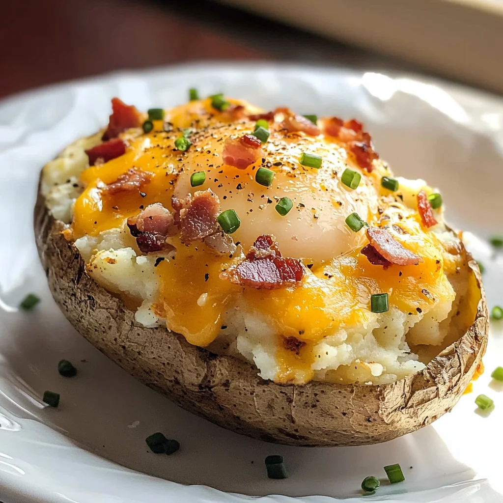 Breakfast Twice Baked Potato