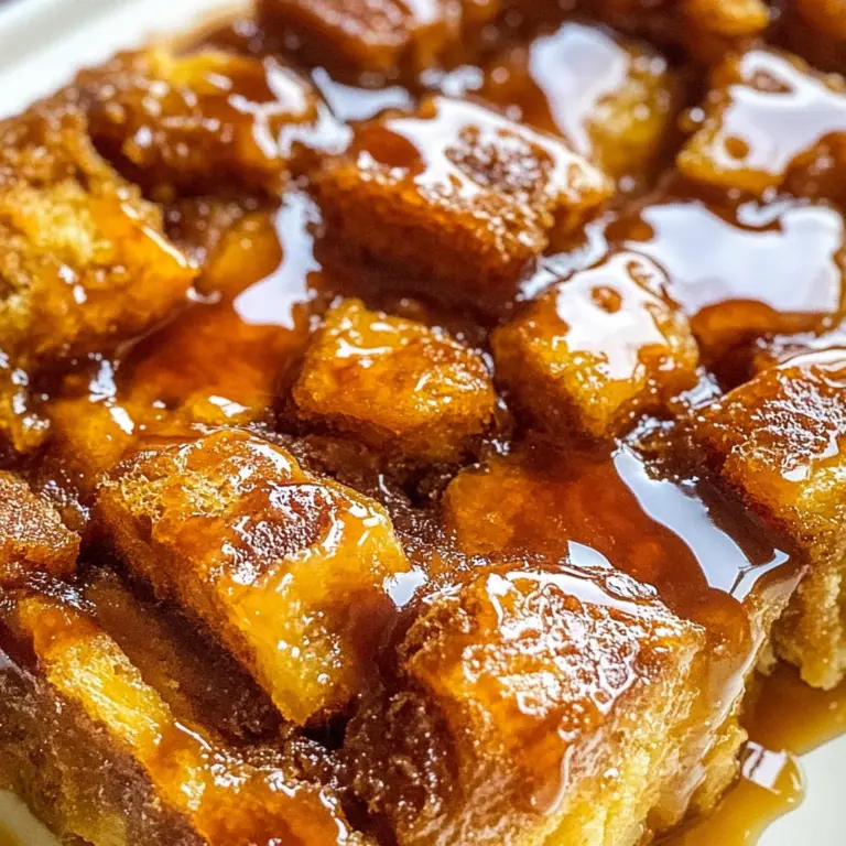 Caramel Overnight French Toast Casserole