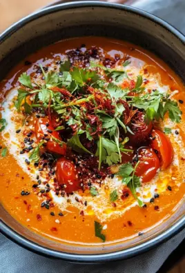 Caramelized Gochujang Tomato Soup