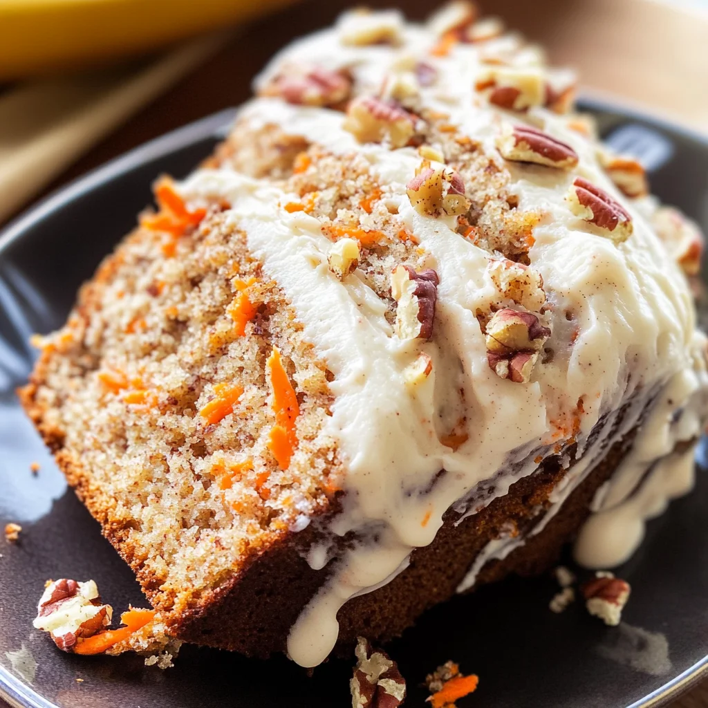 Carrot Cake Banana Bread