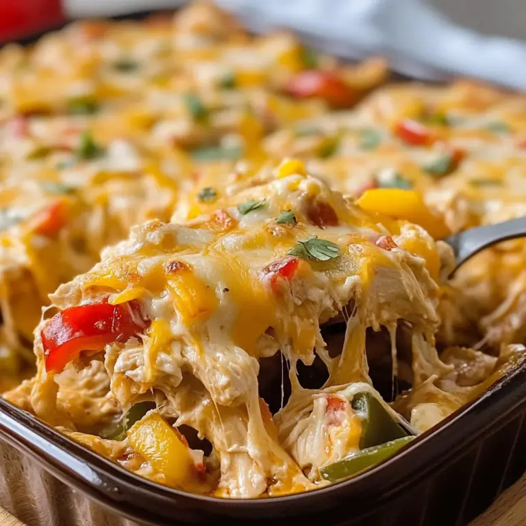 Chicken Fajita Casserole