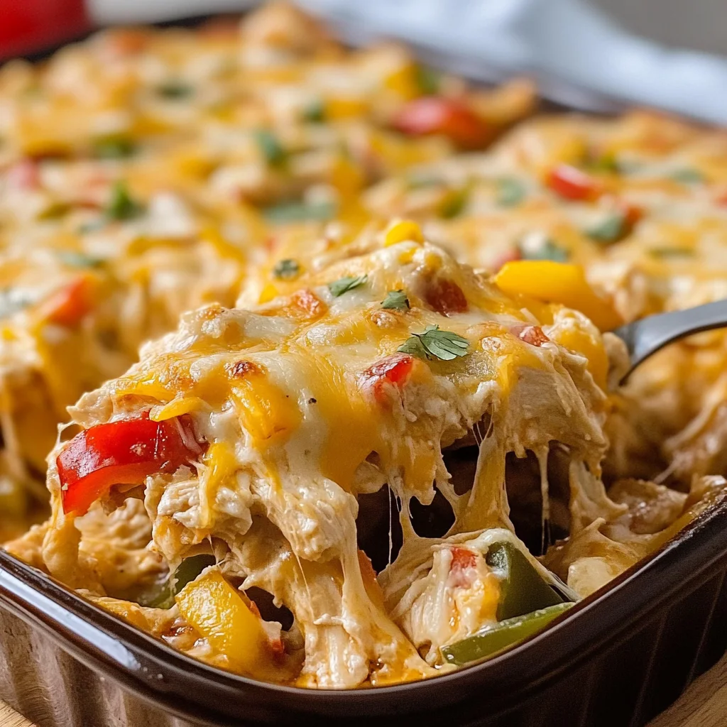 Chicken Fajita Casserole