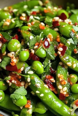 Chili Crisp Snap Pea Salad for a Fresh Spring Boost