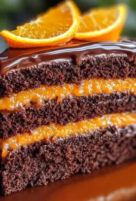 Chocolate Orange Layer Cake with Ganache: A Delightful Recipe!