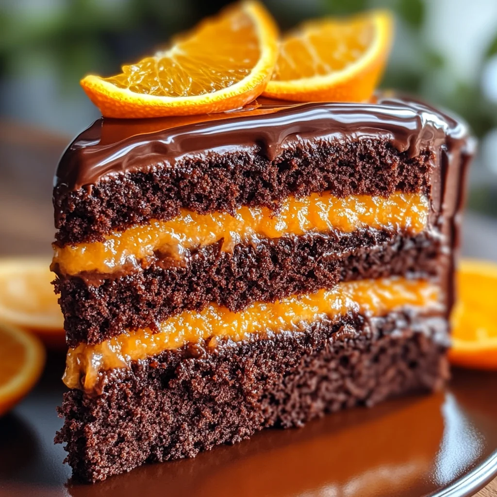 Chocolate Orange Layer Cake with Ganache: A Delightful Recipe!