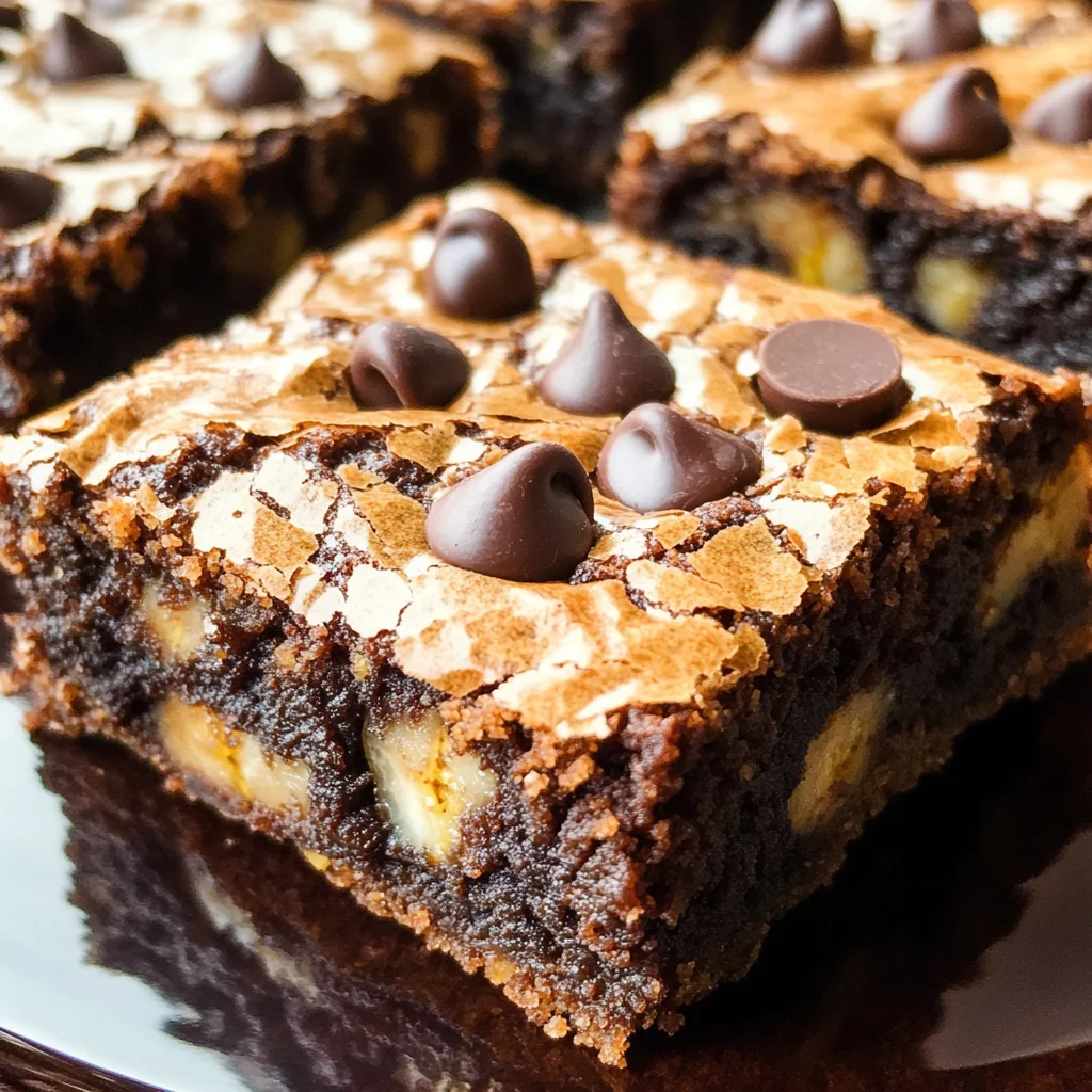 Chunky Monkey Brownies