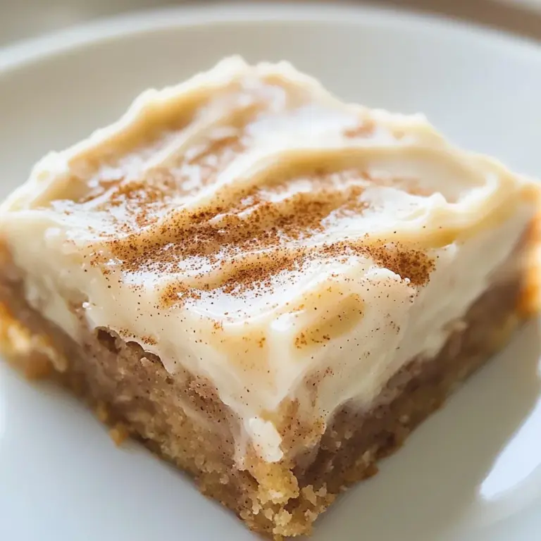Cinnamon Roll Bars with Cream Cheese Frosting