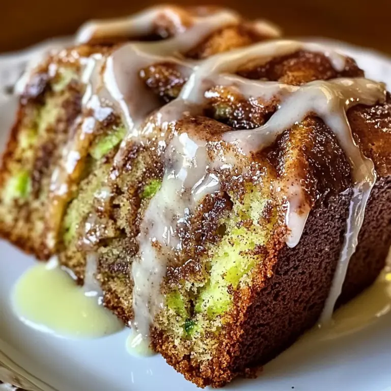 Cinnamon Roll Zucchini Bread