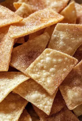 Cinnamon Sugar Tortilla Chips (Oven Baked)