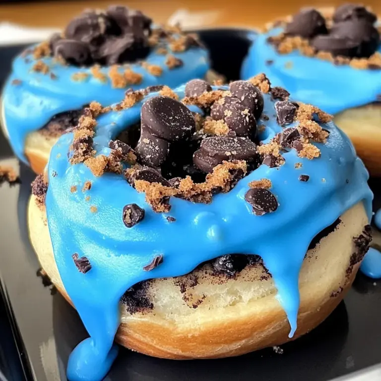 Cookie Monster Cinnamon Rolls: A Fun Twist on a Classic Treat