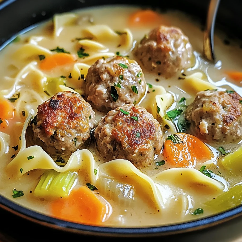 Cozy Swedish Meatball Soup Recipe