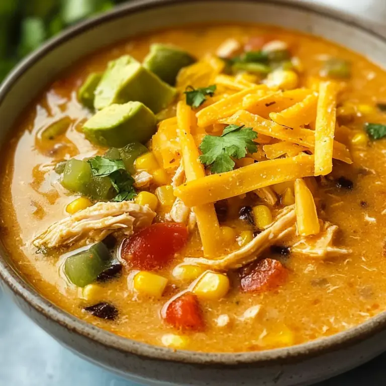 Creamy Chicken Tortilla Soup