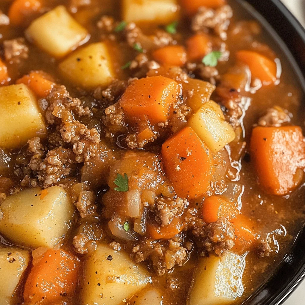 Crock Pot Poor Man's Stew