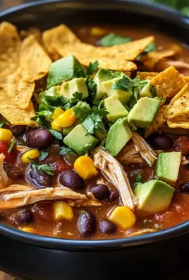 Crockpot Chicken Tortilla Soup