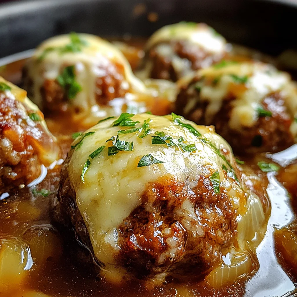 Crockpot French Onion Meatballs: 5 Steps to Comfort Bliss
