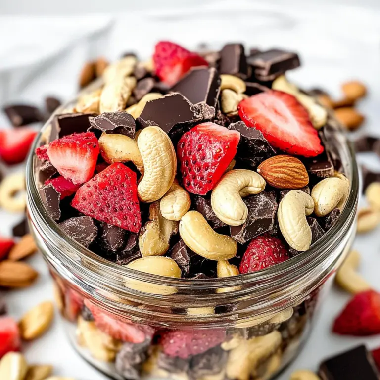 Dark Chocolate Trail Mix Recipe {Heart Healthy}