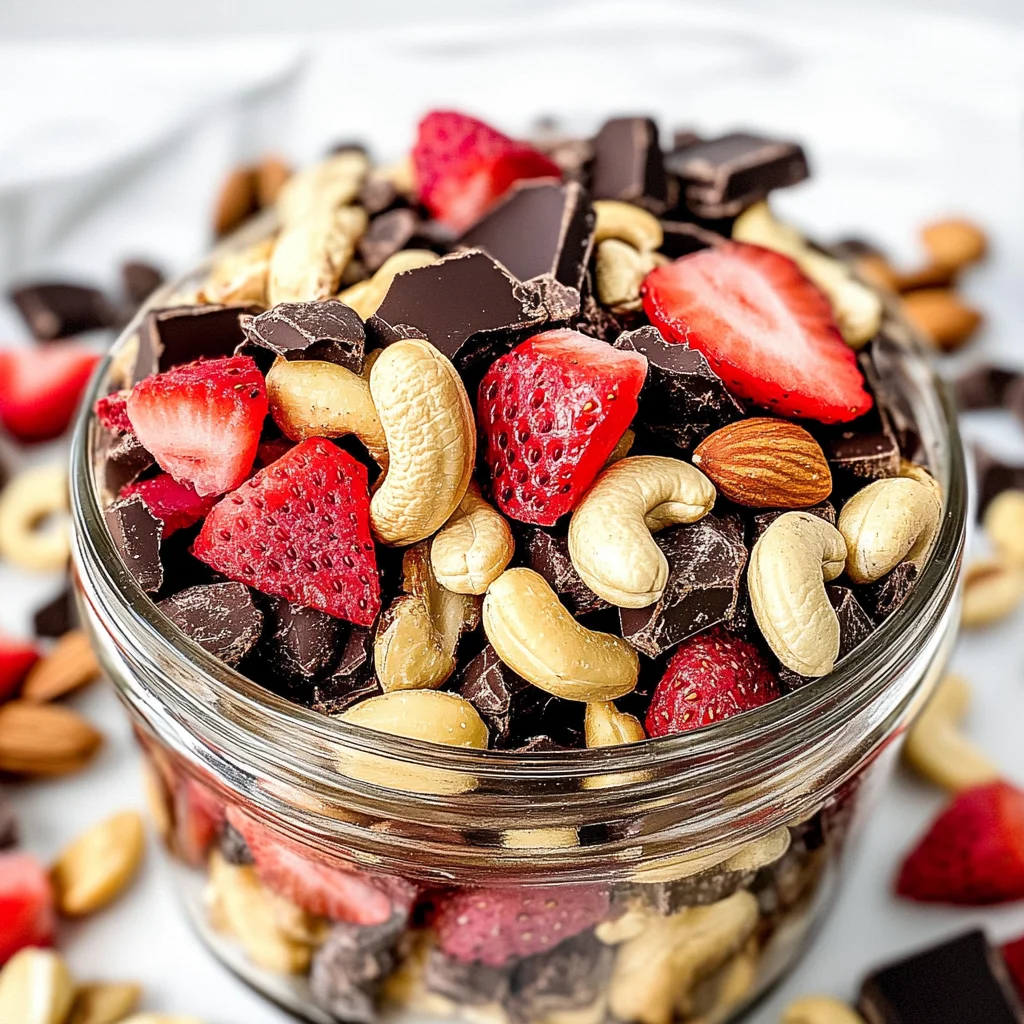 Dark Chocolate Trail Mix Recipe {Heart Healthy}