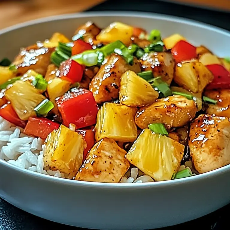 Delicious Pineapple Chicken and Rice for Quick Family Dinners