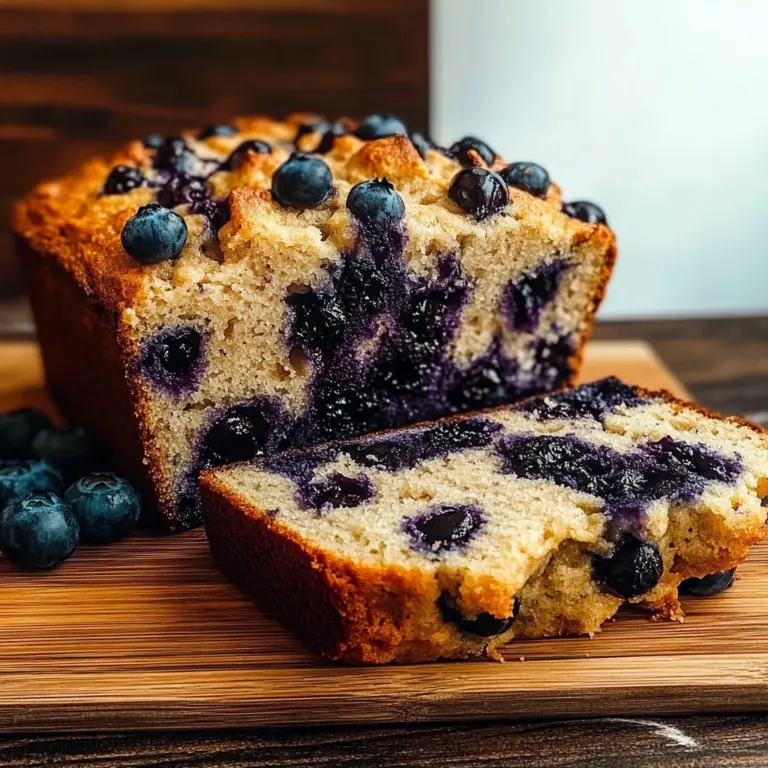 Easy Blueberry Quick Bread Recipe