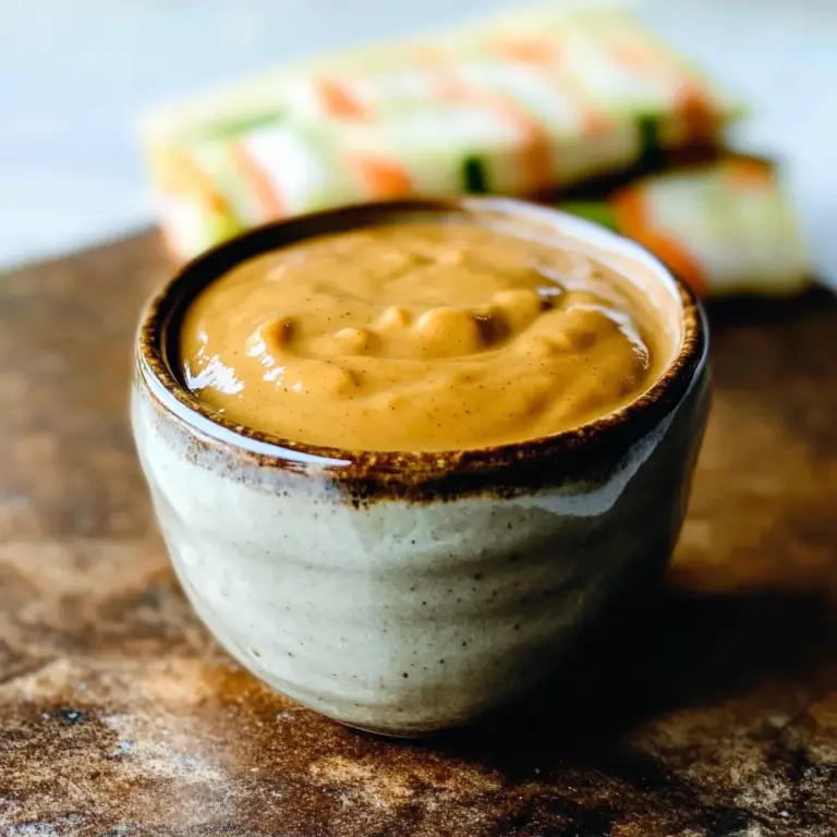 Easy Creamy Peanut Sauce Recipe