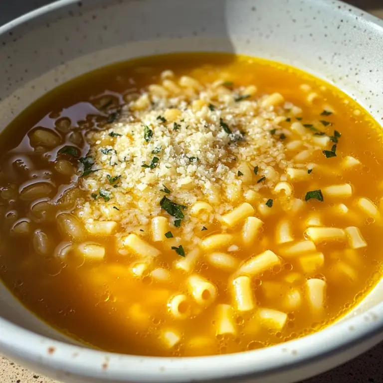 Easy Pastina Soup
