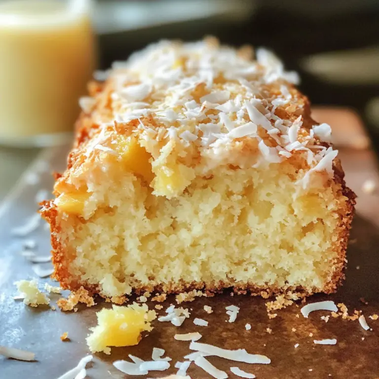 Easy Pineapple Coconut Quick Bread