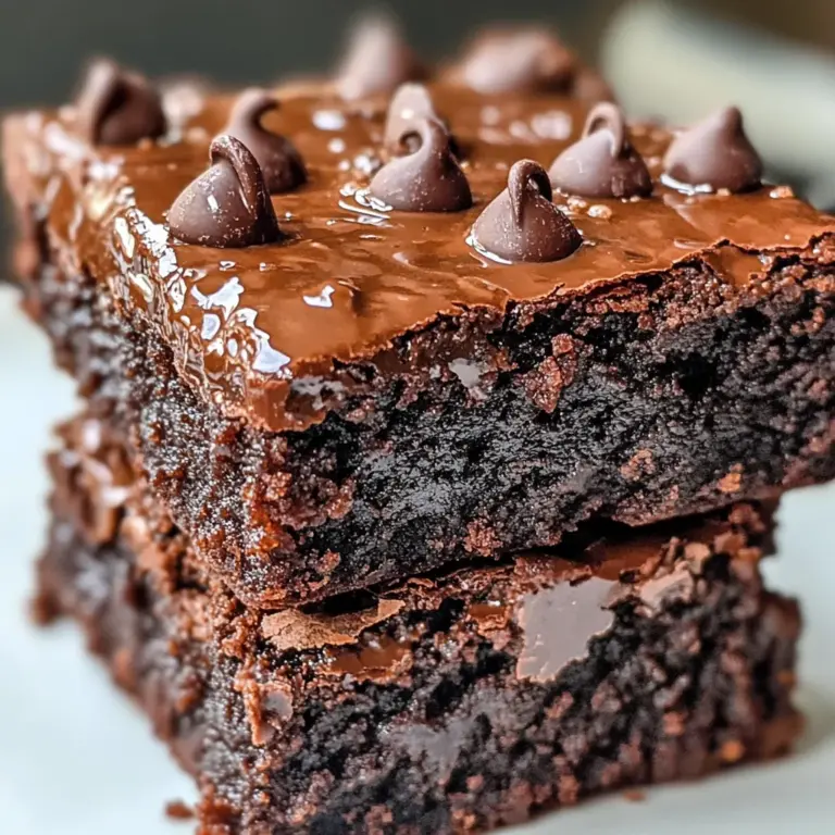 Easy Zero Sugar Brownies with Greek Yogurt