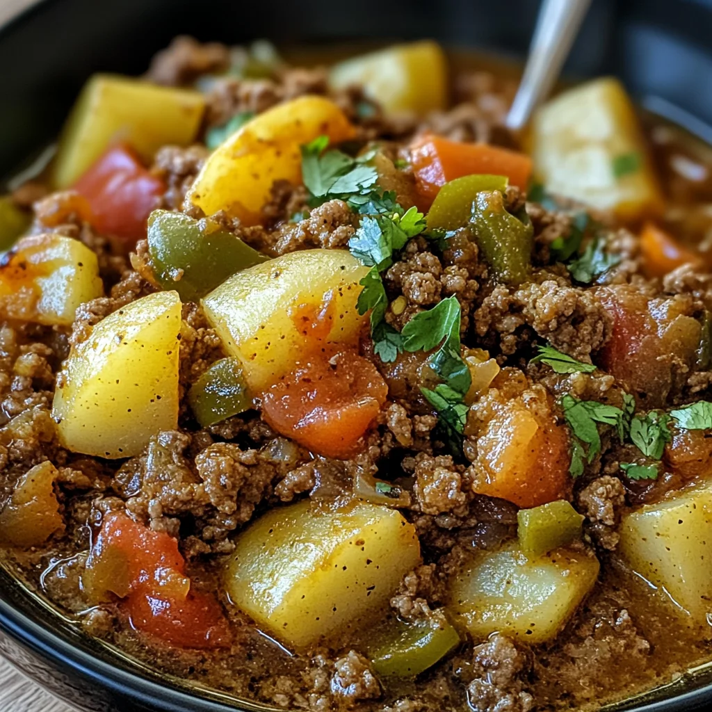 Green Chile Picadillo