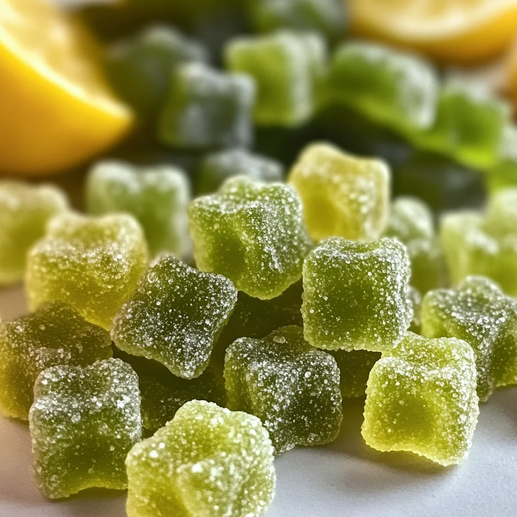 Green Tea, Lemon & Ginger Gummies