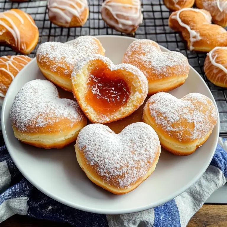 Heart-Shaped Doughnuts