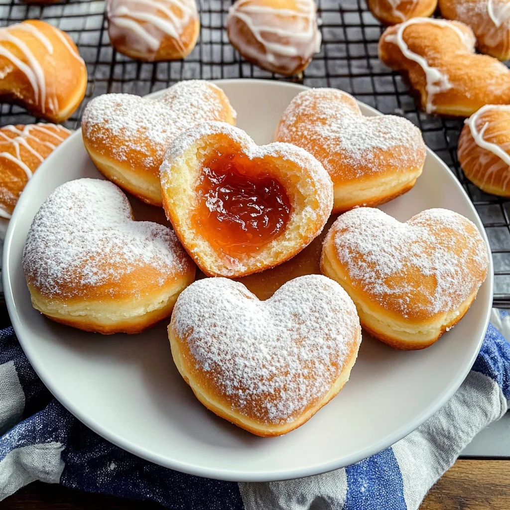 Heart-Shaped Doughnuts