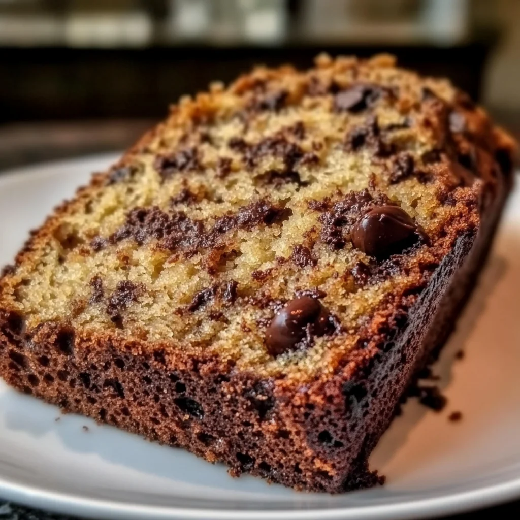 Irresistible Super Moist Chocolate Chip Banana Bread