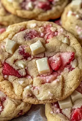 Irresistible Valentine’s Strawberry White Chocolate Cookies