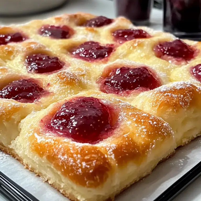 Jam Donut Focaccia: Your New Favorite Breakfast Delight